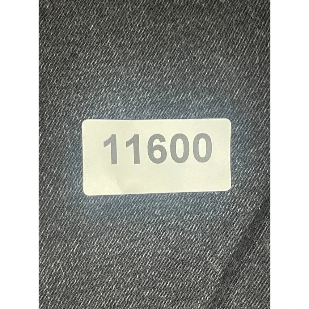 Levis‎ Jeans Mens 42x32 Black 501 XX Denim Button Fly Casual Straight Adult